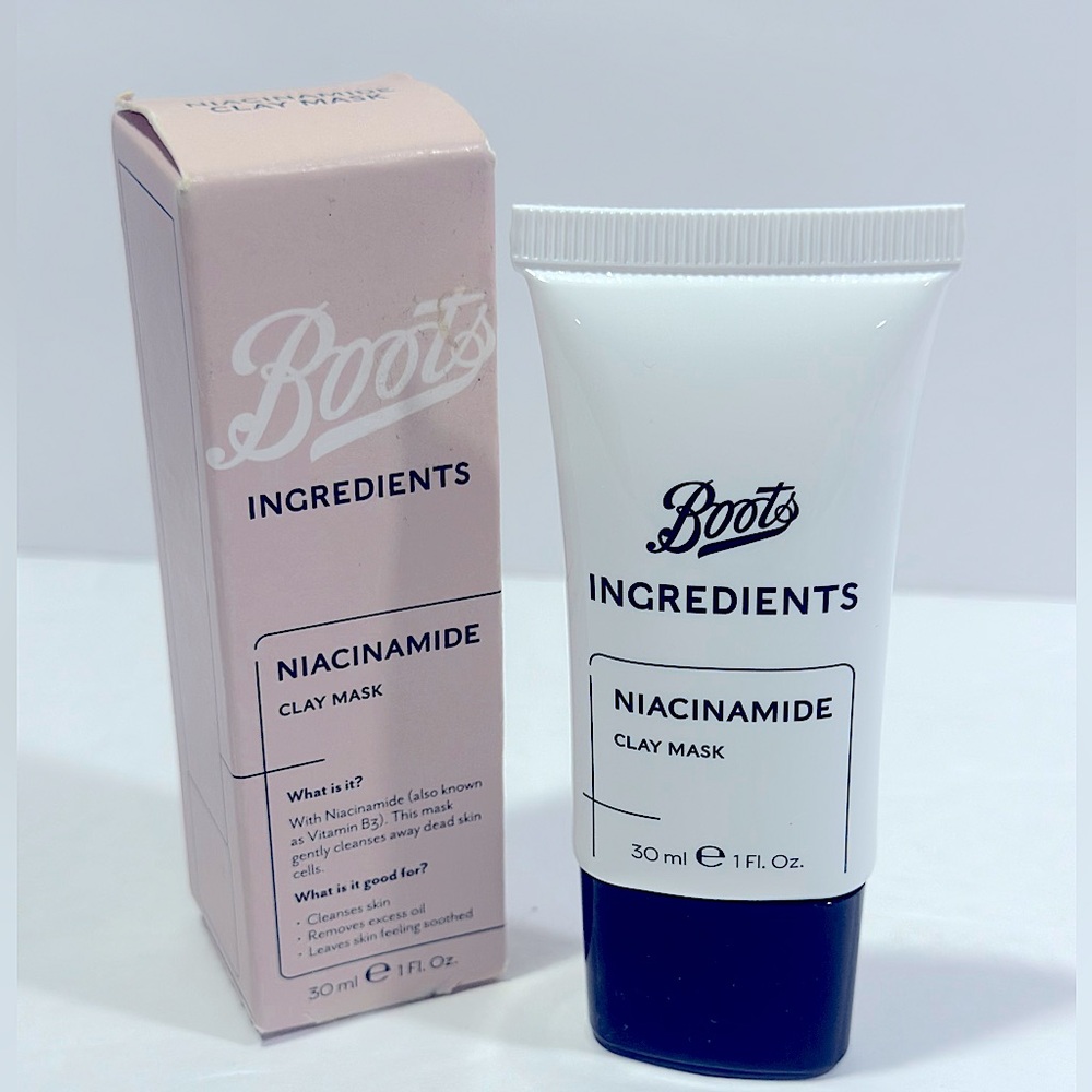 Boots Ingredients Niacinamide Clay Mask - 1 fl oz.